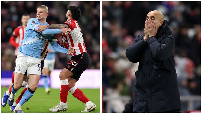 Pep couldn't believe his own eyes, too... (©Getty images)