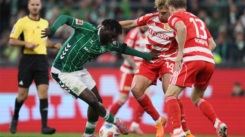 Boniface hasn't scored a single goal for Werder since the start of the season (©Selim Sudheimer/Getty Images)
