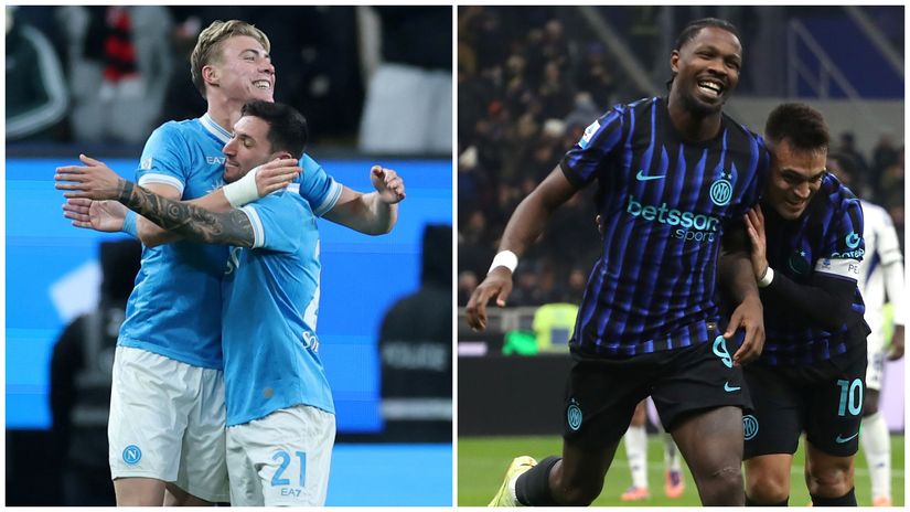 Napoli and Inter must react to AC Milan's victory (©Getty Images)