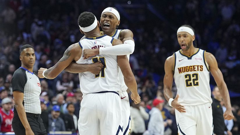 Denver players celebrating (©Getty Images)