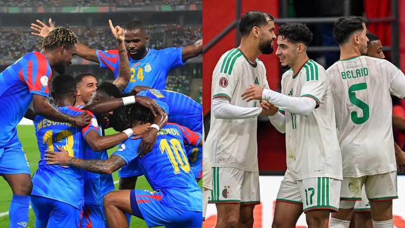 DR Congo and Algeria © AFP