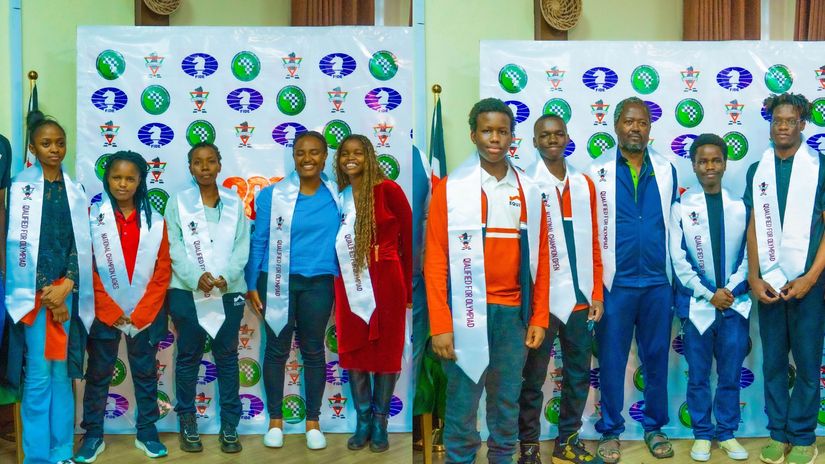 Women's and Men's teams © Gilbert Wandera