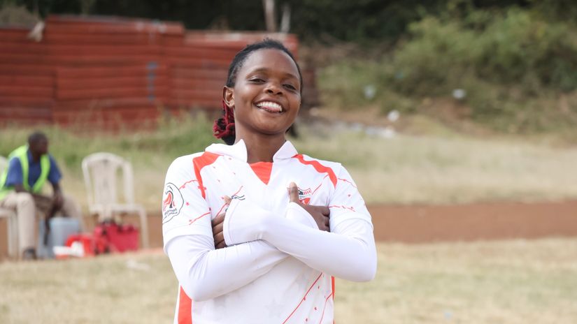 Kayole Starlets' Ashley Shilwatso ©Gad Isaac