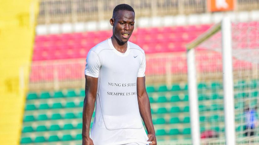 AFC Leopards forward explains cryptic Spanish message after first FKFPL hat-trick