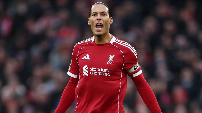 Virgil van Dijk against Burnley on Saturday (©Dan Istitene/Getty Images)