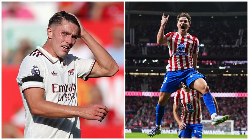 Viktor Gyokeres and Julian Alvarez (©Getty Images)