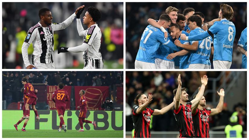 An Italian battle of four (©Getty Images)