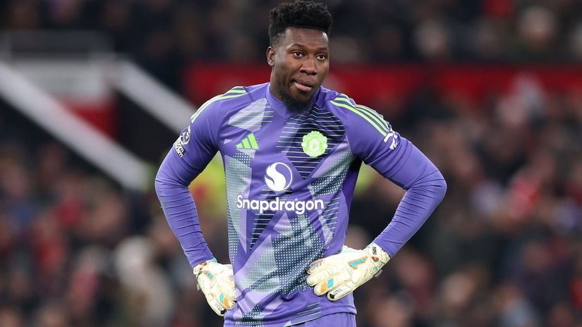Andre Onana during his Old Trafford days (©Carl Recine/Getty Images)