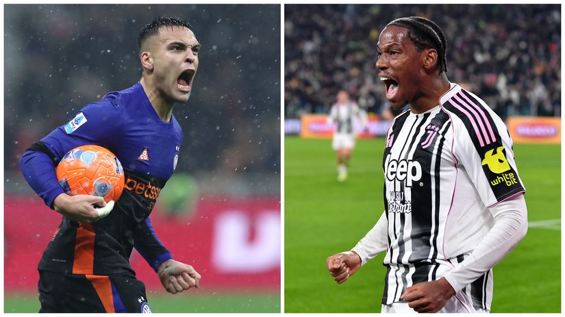 Lautaro Martinez and Jonathan David (©Getty Images)