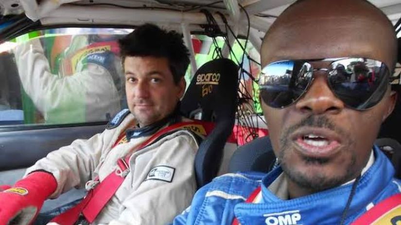 Leonardo Varese and navigator Kigondu Kareithi  © Courtesy 