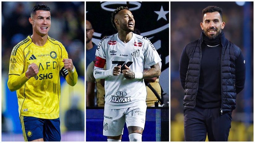 Ronaldo, Neymar, and Tevez are only some of today's birthday boys (©Getty Images)
