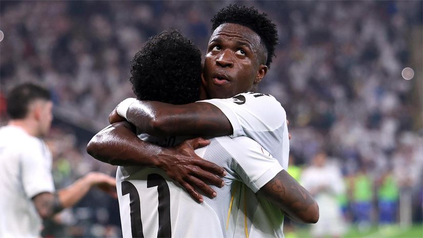 Vinicius and Rodrygo won't be available for tonight's clash (©Yasser Bakhsh/Getty Images)