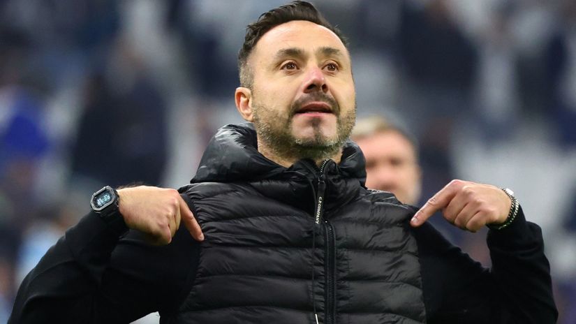 Roberto De Zerbi (©AFP)