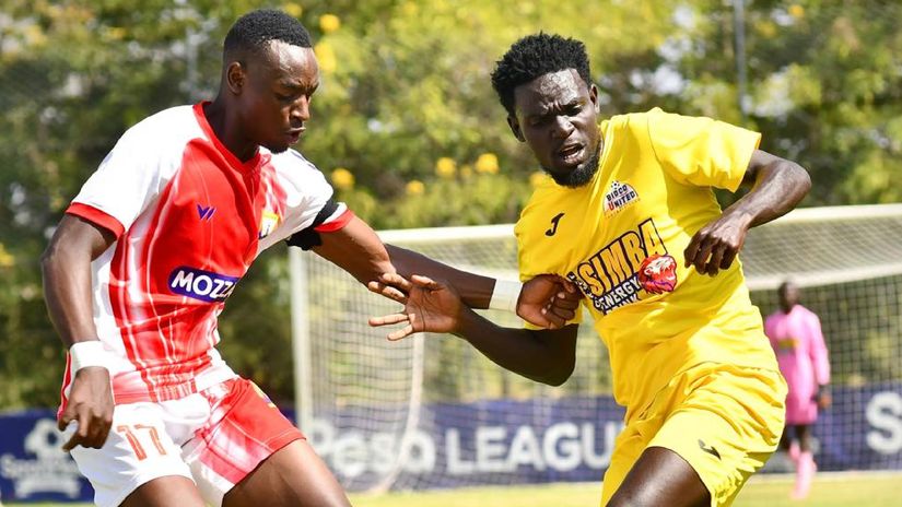 Potiphar Odhiambo and Bidco's David Odoyo© Bidco Uinted