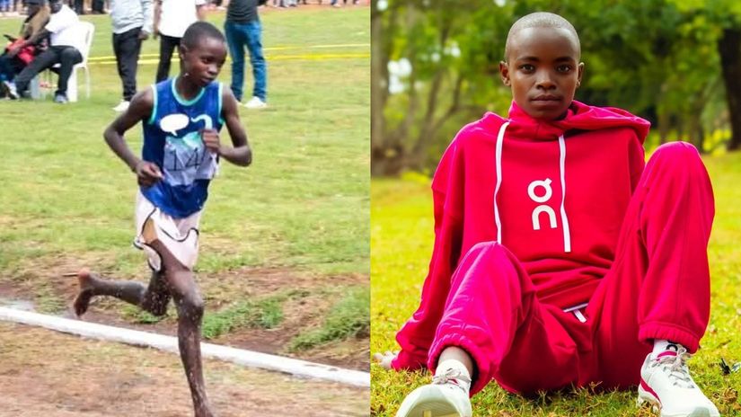 Swiss sportswear company signs Kenyan teenager after running barefoot