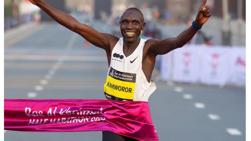 Geoffrey Kamworor makes triumphant return to RAK Half Marathon after 13 years
