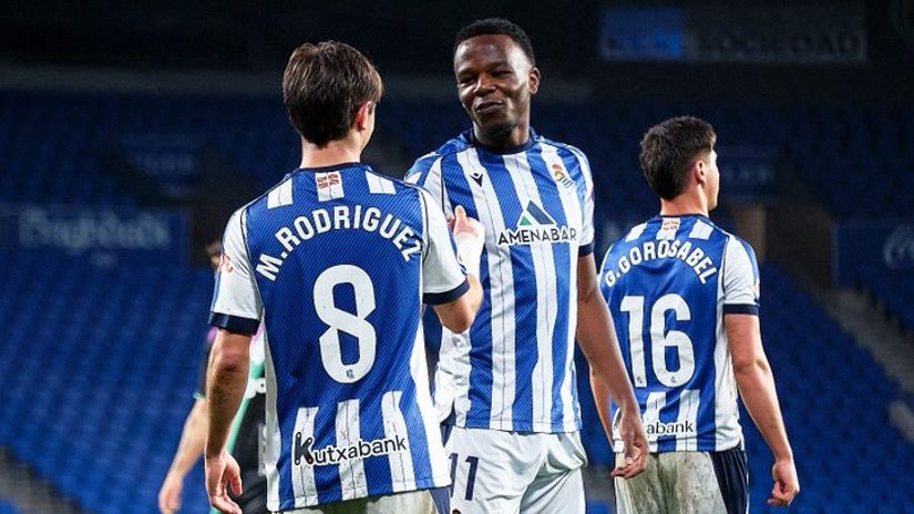 Harambee Stars winger on target in Spain days after Real Madrid bench appearance