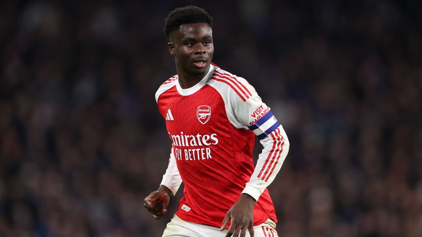 Bukayo Saka (©Alex Pantling/Getty Images)