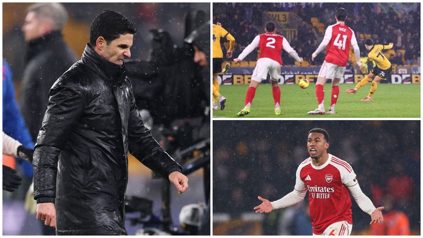 Fear of the title? Arsenal blew a two-goal lead against the bottom side in the table