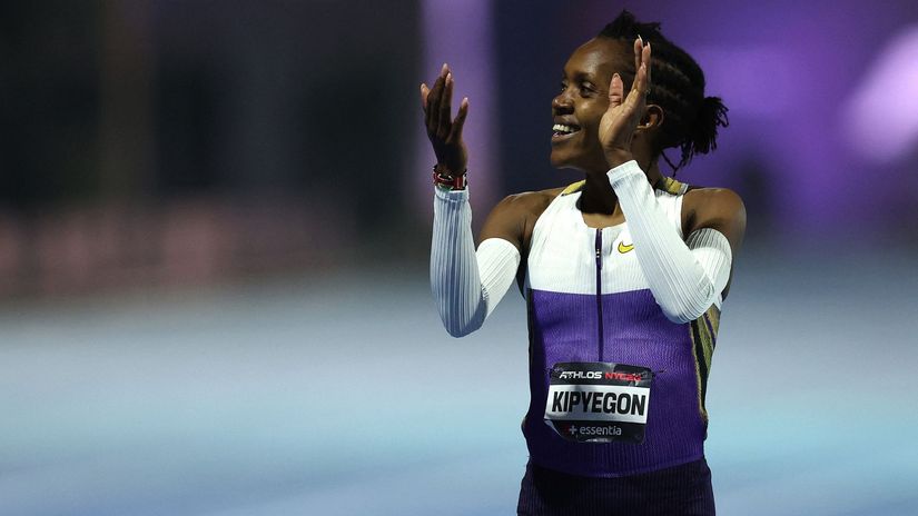 Faith Kipyegon © AFP