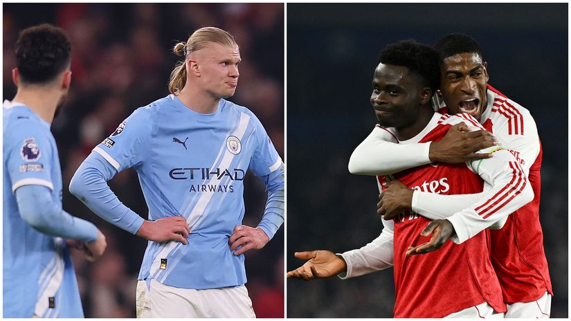 Haaland and Saka know what these results mean... (©Getty images)
