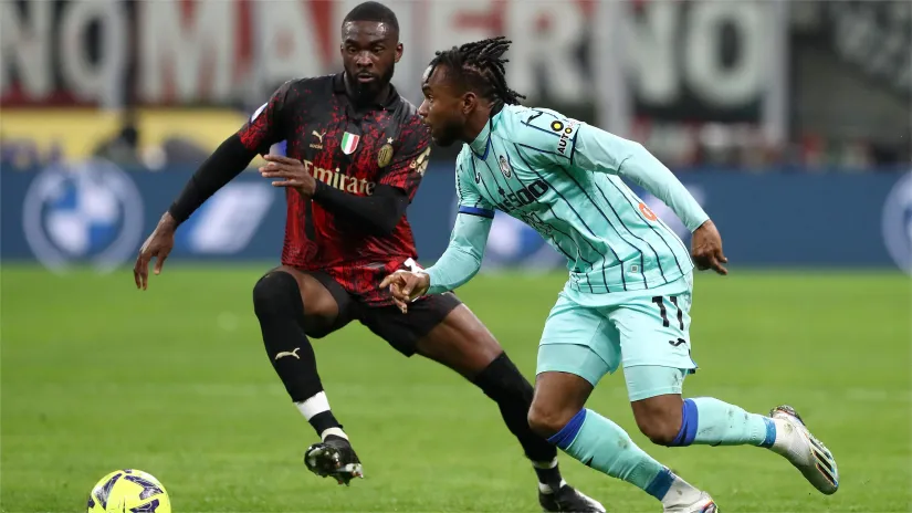 Tomori and Lookman in action back in 2023 (©Marco Luzzani/Getty Images)