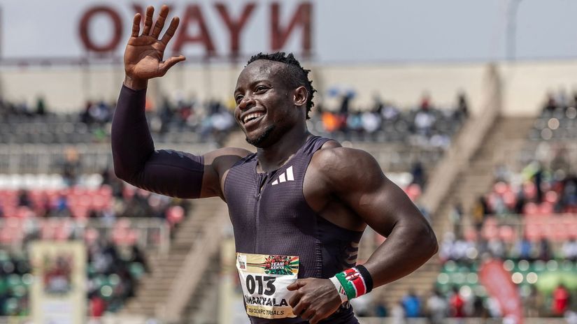 Ferdinand Omanyala © AFP