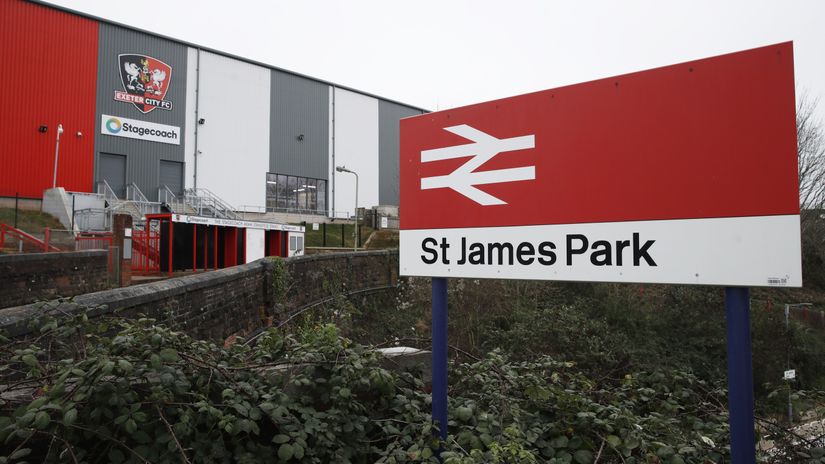 A Barca fan visits the wrong St. James park