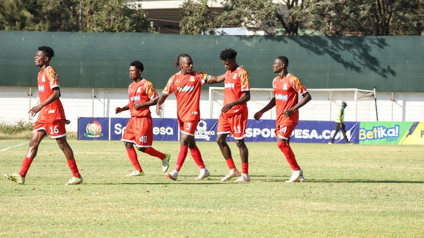 Police FC players © Gad Isaac