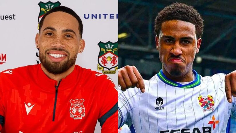 Zak Vyner/Zech Obiero ©Wrexham/Tranmere Rovers