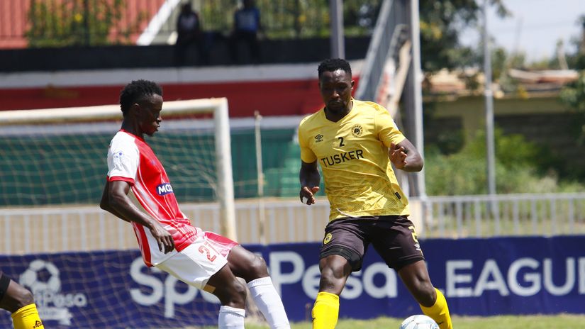 Big Tanzanian forward strikes twice as Tusker floor Homeboyz to extend fine run under French coach
