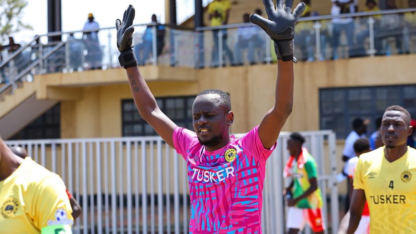 Congolese goalkeeper delighted after crowning Tusker FC debut with a clean sheet
