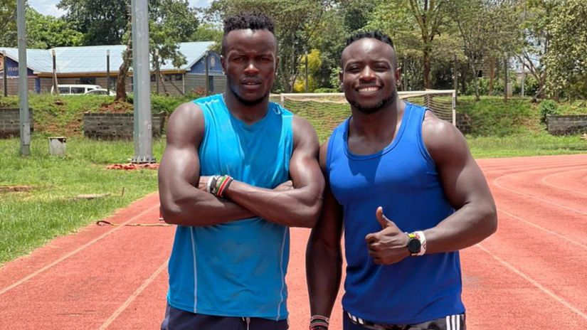 Isaac Omurwa, Ferdinand Omanyala © Tabby Nashipae