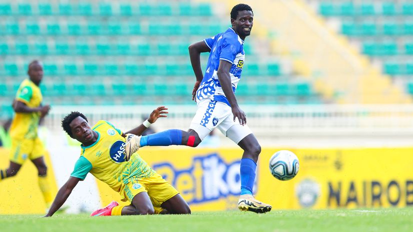 Tyson Otieno in action vs Nairobi United ©Mozzart Sport