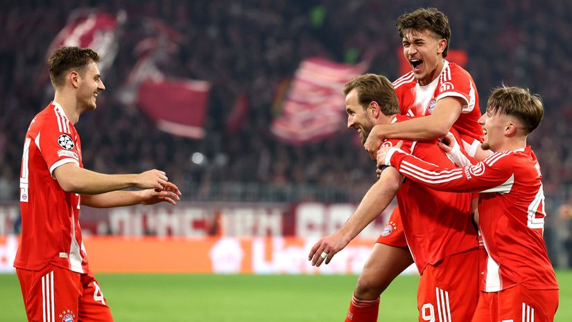 Bayern comfortably advanced to the UCL quarter-finals (©Alexander Hassenstein/Getty Images)