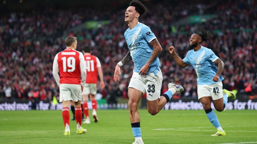 O'Reilly celebrates after scoring tonight (©Julian Finney/Getty Images)