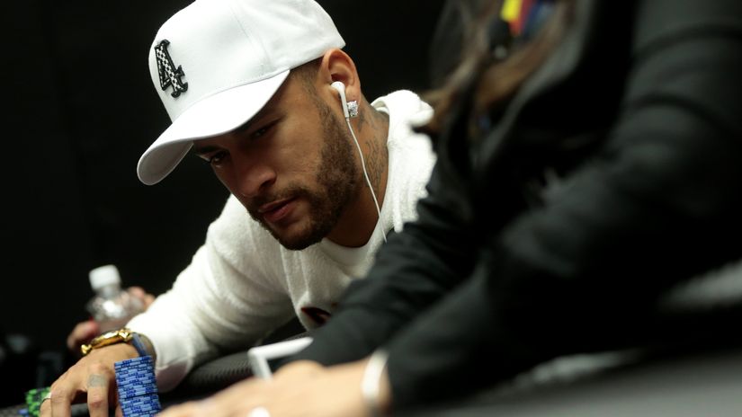 Neymar fought for a place in the national team… at the poker table