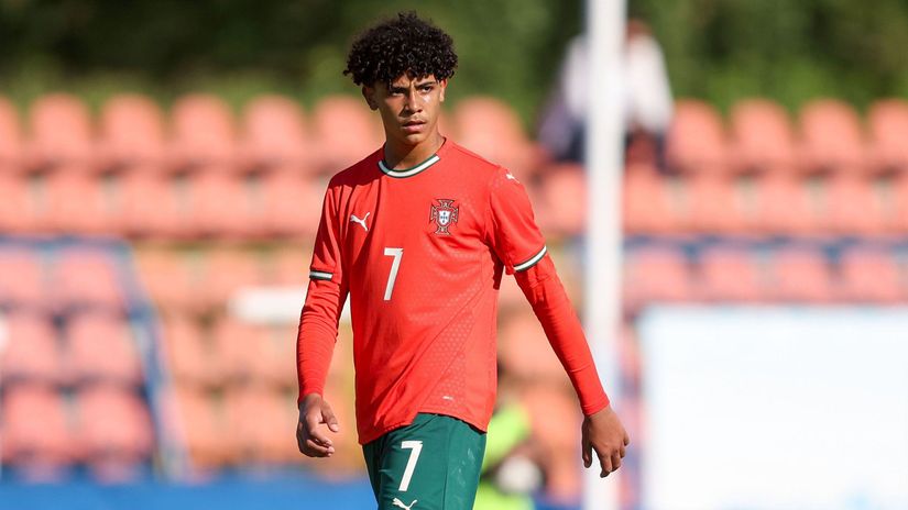 Cristiano Jr representing Portugal U-15 (©Pixsell/MB Media/Getty Images/Gallo Images)