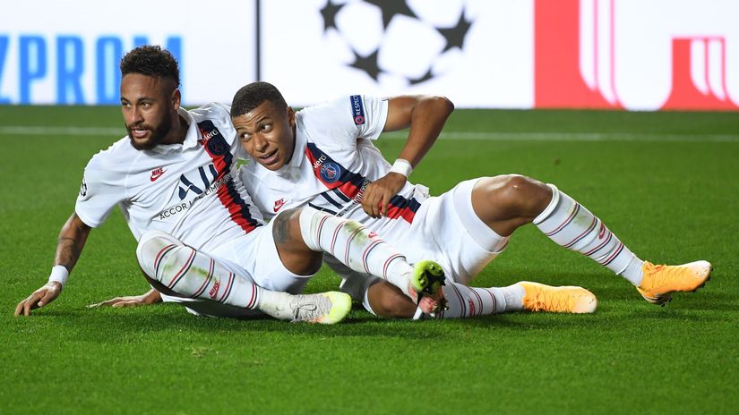 Neymar and Mbappe during their time together at PSG (©David Ramos/Getty Images)