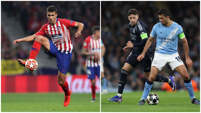 Rodri left a significant mark at Atleti and has faced Real Madrid many times with City (©Getty images/Gallo images)