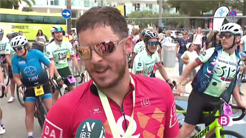 Eden Hazard after finishing the race on Saturday (©X/EsportsIB3)