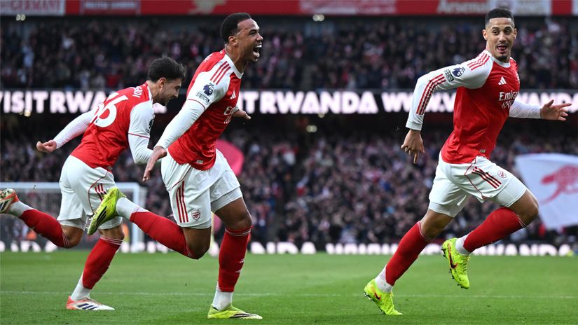 Saliba, Gabriel and Zubimendi are heading back to their club (©Shaun Botterill/Getty Images)