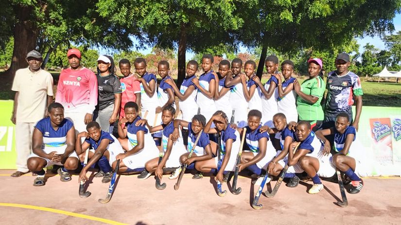 AIC Nyayo Girls' team © Alvine Wesonga