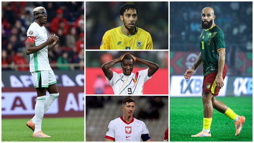 Some of the stars who won't appear in North America (©AFP)