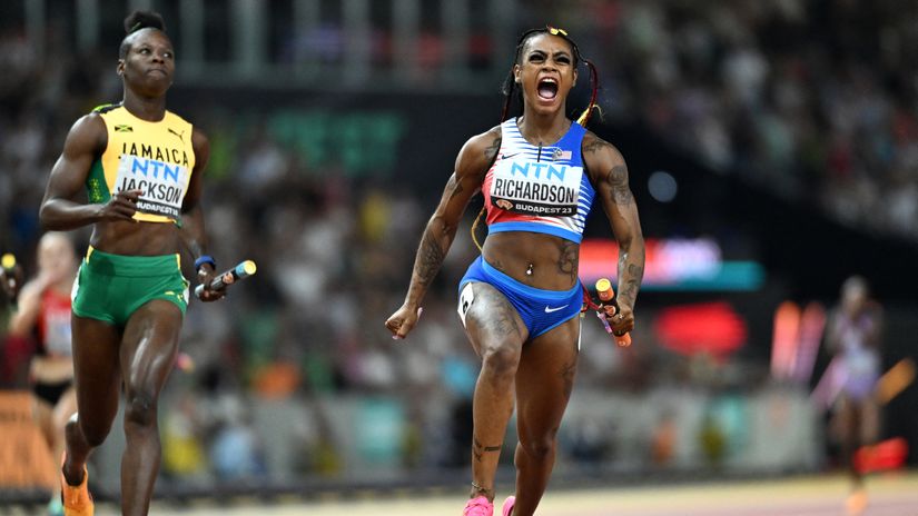 Shericka Jackson/Sha'Carri Richardson ©AFP