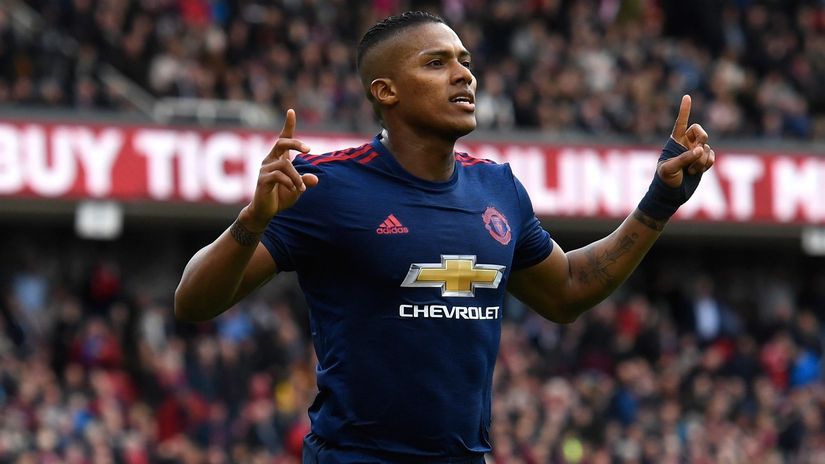 Antonio Valencia with Man United, back in the day (©Stu Forster/Getty Images)