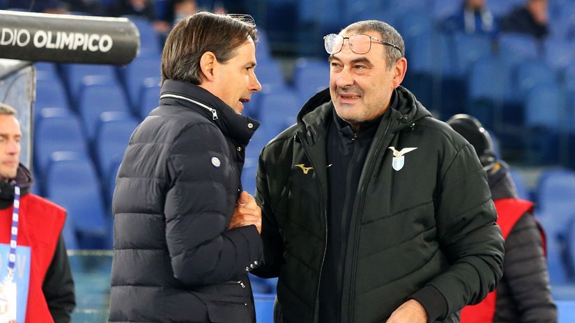 These two seem not to care much about the Azzurri's struggles (©Paolo Bruno/Getty Images)