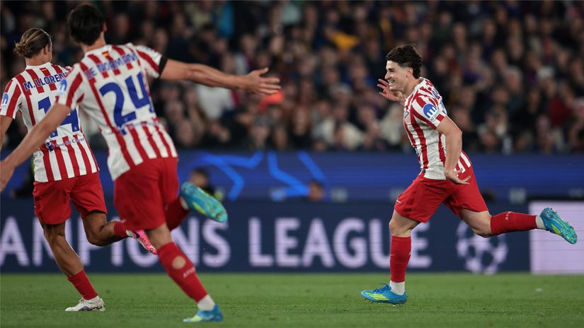 Alvarez's free-kick was a true stunner (©Eric Alonso/Getty Images)