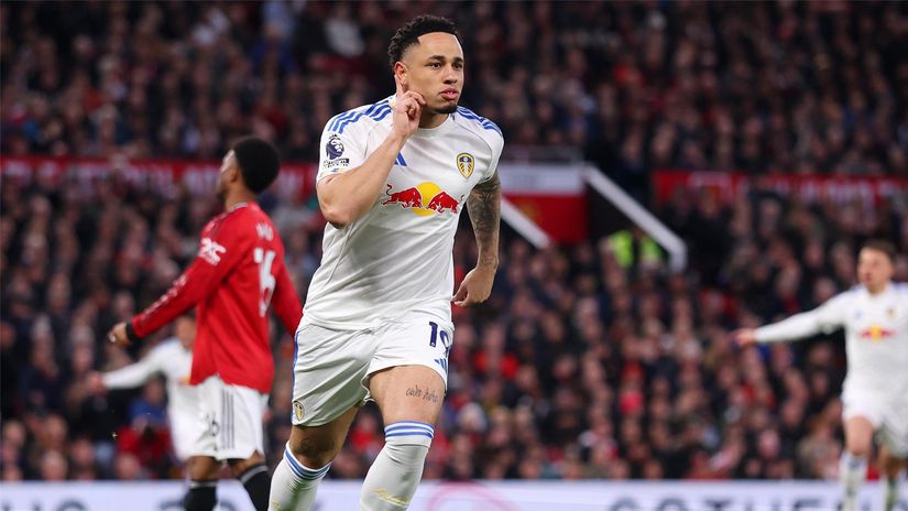 Okafor silences Old Trafford with a brace (©Carl Recine/Getty Images)