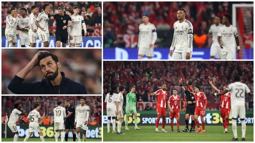 Fierce reactions from Los Blancos (©Getty Images)